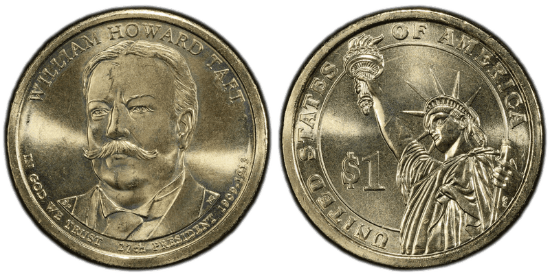 2013 (D) Presidential Dollar - William Howard Taft, Position A