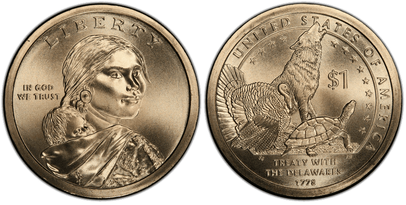 2013 (P) Native American Dollar - Position A