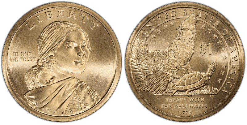 2013 (P) Native American Dollar - Position B