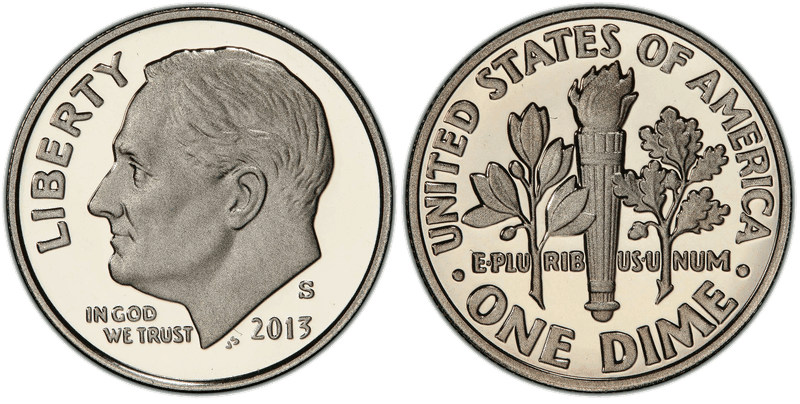 2013 (S) Proof Roosevelt Dime