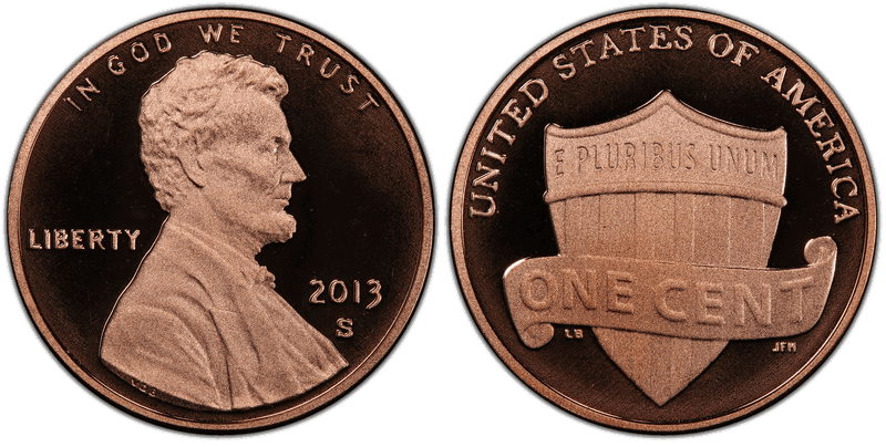 2013 (S) Proof Lincoln Shield Cent