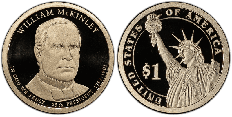 2013 (S) Proof Presidential Dollar - William McKinley