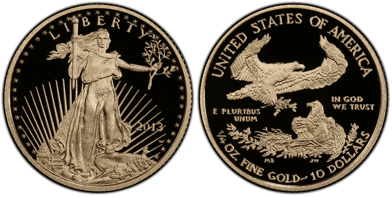 2013 (W) Proof American Eagle Ten Dollar Gold