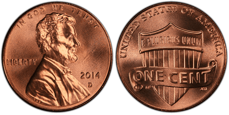 2014 Lincoln Shield Cent