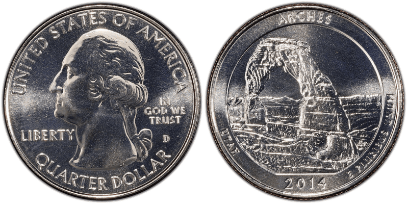 2014 America the Beautiful Washington Quarter
