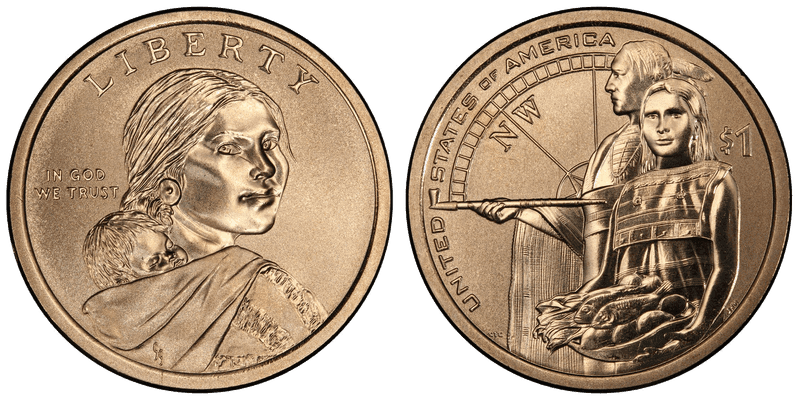 2014 (D) Native American Dollar - Enhanced, Position B