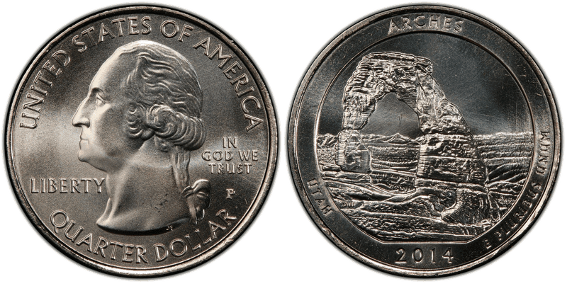 2014 (P) Arches National Park Quarter