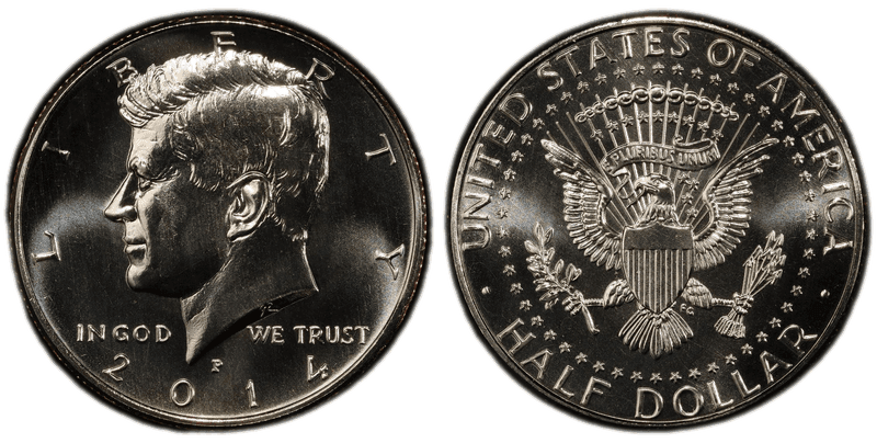 2014 (P) Kennedy Half Dollar - 50th Anniversary Unc Set