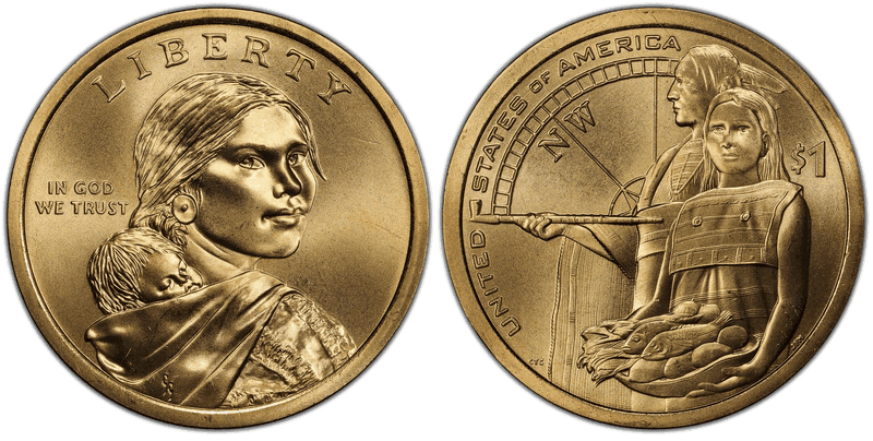 2014 (P) Native American Dollar - Position B