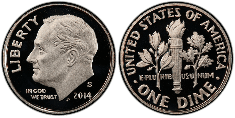 2014 (S) Proof Roosevelt Dime