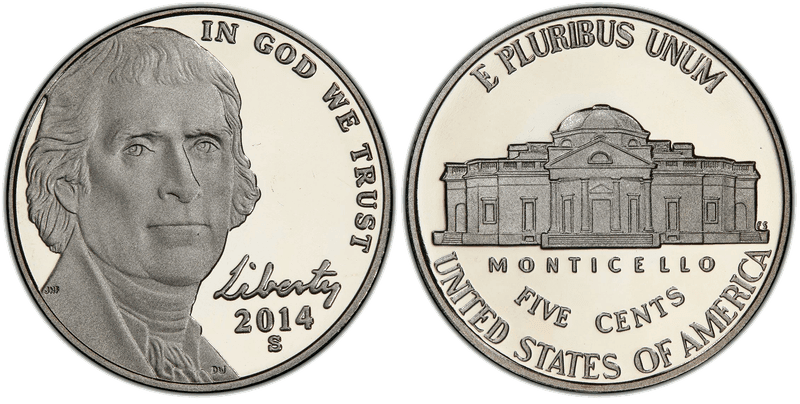 2014 (S) Proof Jefferson Nickel
