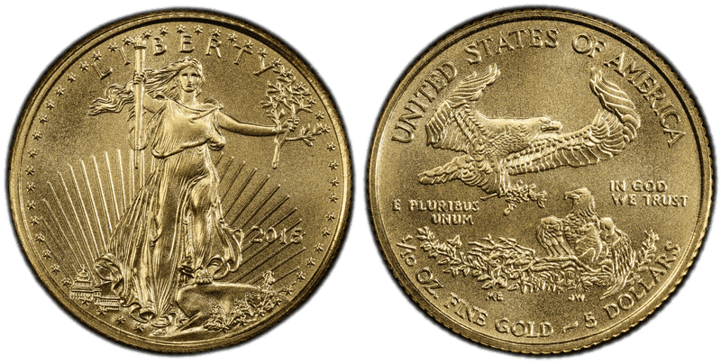 2015 American Eagle Five Dollar Gold