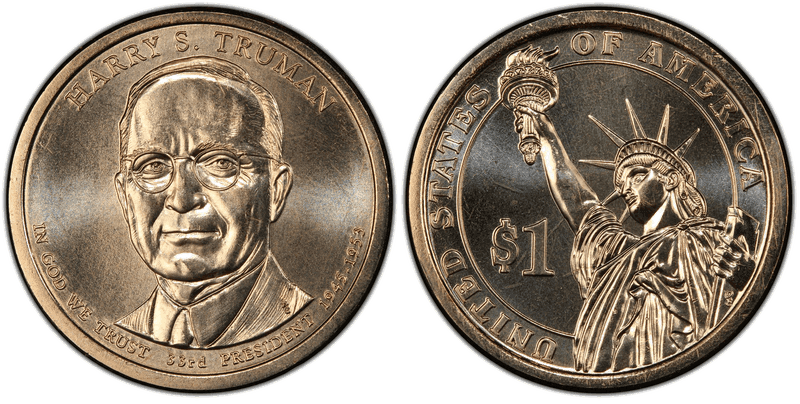 2015 (P) Presidential Dollar - Harry S. Truman, Position B