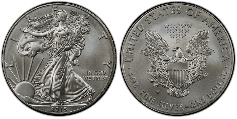 2015 (W) Burnished American Silver Eagle