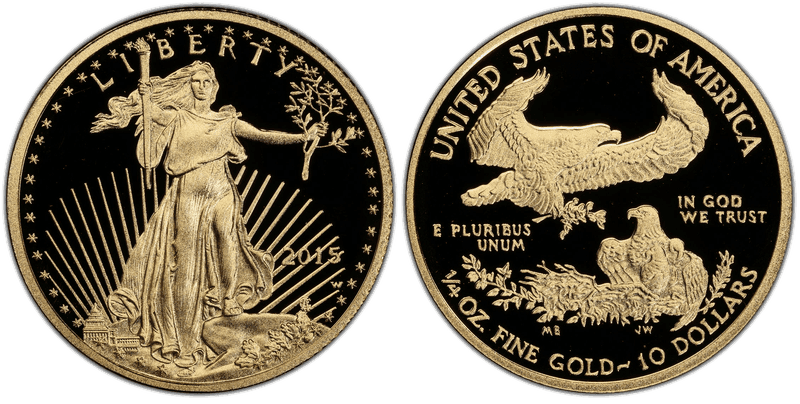 2015 (W) Proof American Eagle Ten Dollar Gold