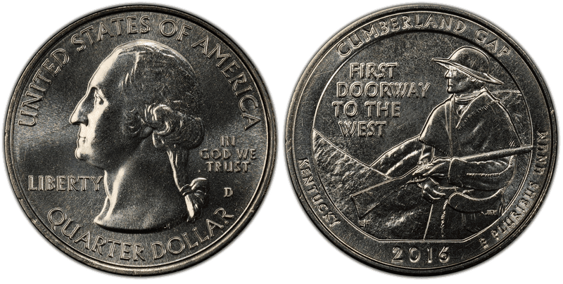 2016 America the Beautiful Washington Quarter