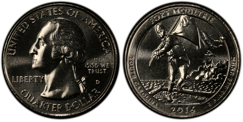 2016 (D) Fort Moultrie National Park Quarter