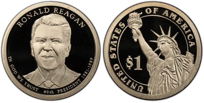 2016 (S) Proof Presidential Dollar - Ronald Reagan