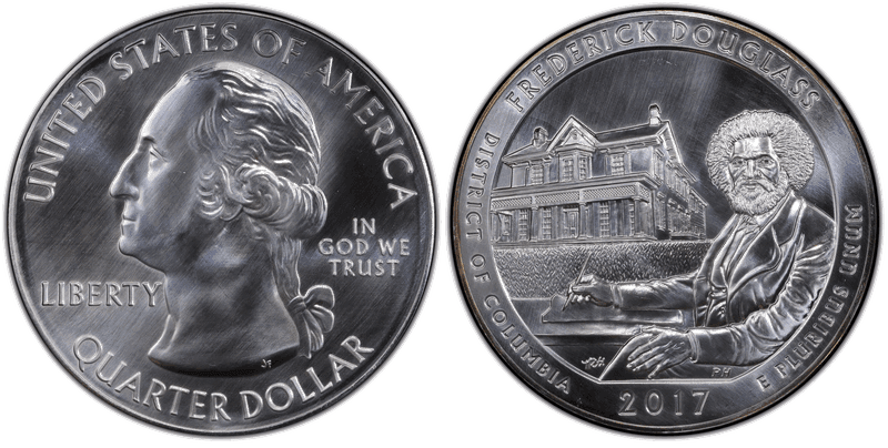 2017 (P) Frederick Douglass National Park 5 oz Silver Quarter
