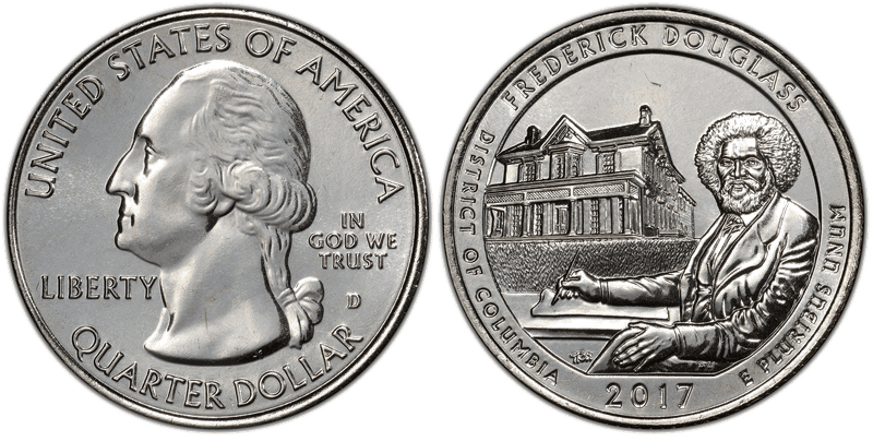 2017 (D) Frederick Douglass National Park Quarter