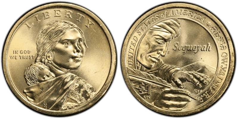 2017 (D) Native American Dollar - Position B