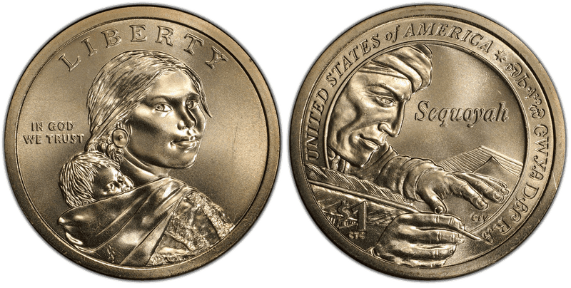 2017 (P) Native American Dollar - Position A