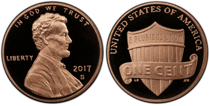 2017 (S) Proof Lincoln Shield Cent