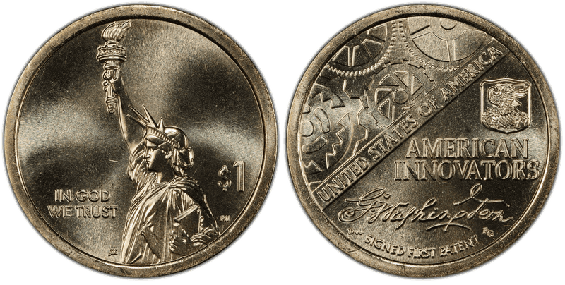 2018 (D) American Innovation Dollar - First Patent, Position B