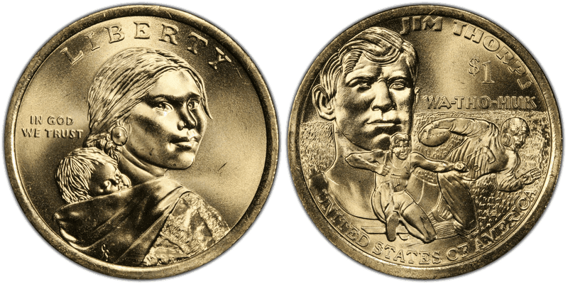2018 (P) Native American Dollar - Position B