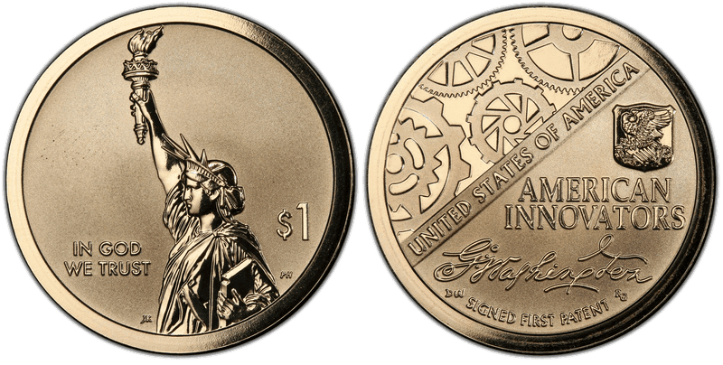 2018 (S) Reverse Proof American Innovation Dollar - First Patent