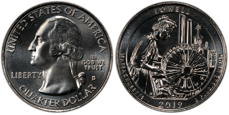 2019 (D) Lowell National Park Quarter