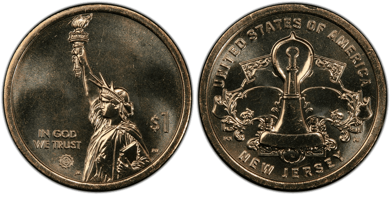 2019 (D) American Innovation Dollar - New Jersey, Position A