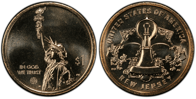2019 (D) American Innovation Dollar - New Jersey, Position B