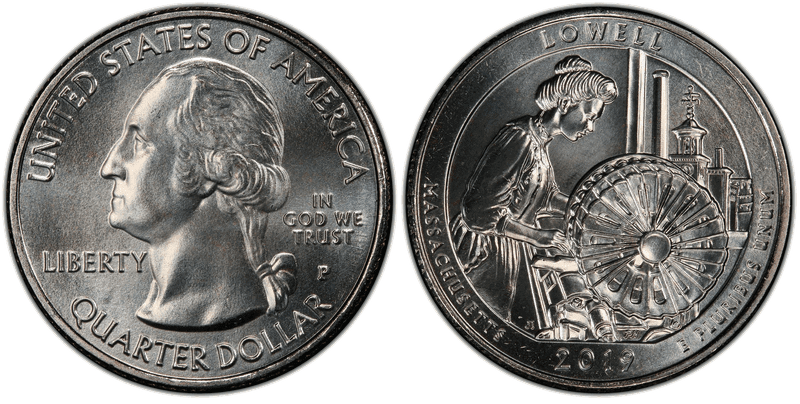 2019 (P) Lowell National Park Quarter