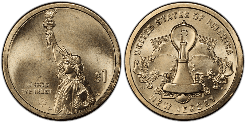 2019 (P) American Innovation Dollar - New Jersey, Position A