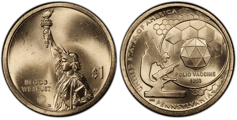2019 (P) American Innovation Dollar - Pennsylvania, Position A
