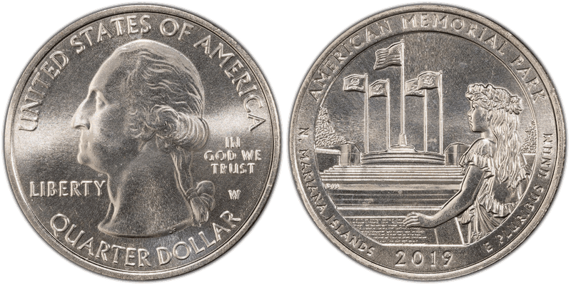 2019 (W) American Memorial National Park Quarter