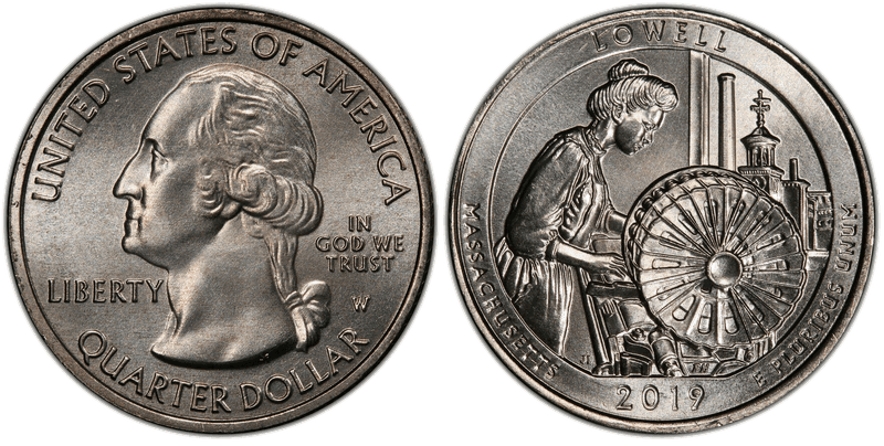 2019 (W) Lowell National Park Quarter