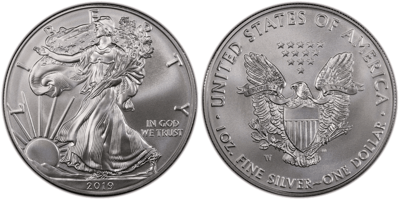 2019 (W) Burnished American Silver Eagle