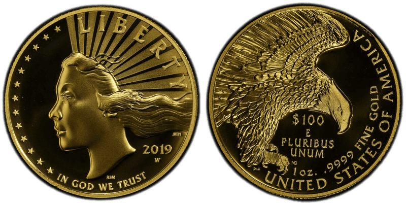 2019 American Liberty High Relief Gold