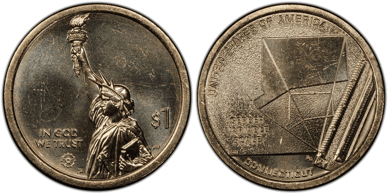 2020 (D) American Innovation Dollar - Connecticut, Position B