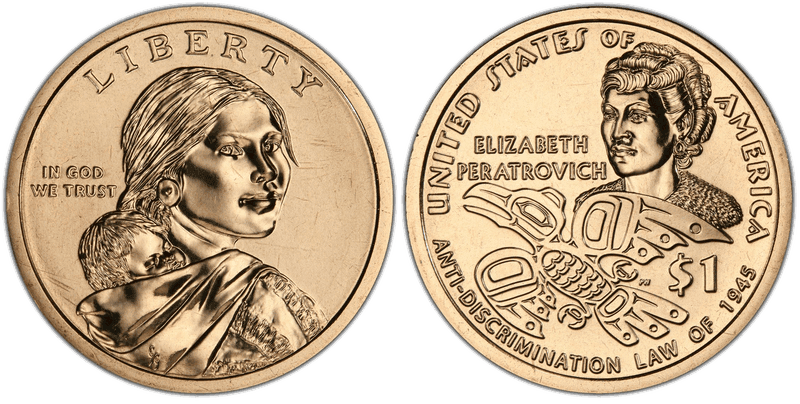 2020 (D) Native American Dollar - Position B
