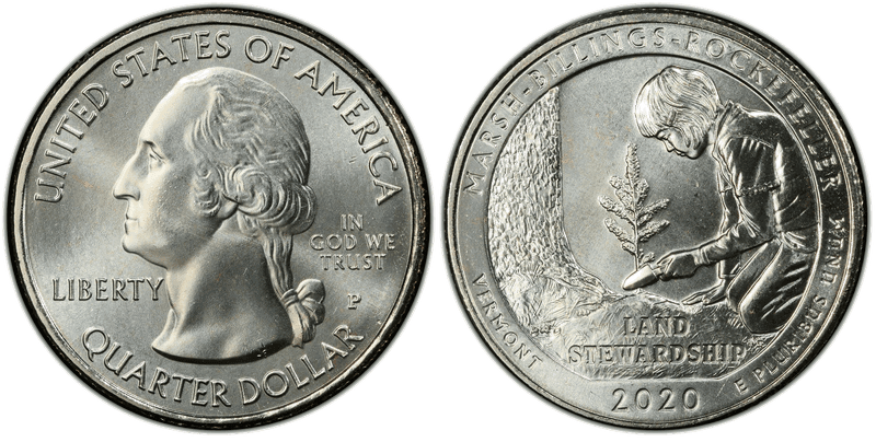 2020 (P) Marsh-Billings-Rockefeller National Park Quarter