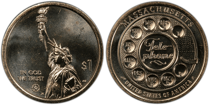 2020 (P) American Innovation Dollar - Massachusetts, Position A