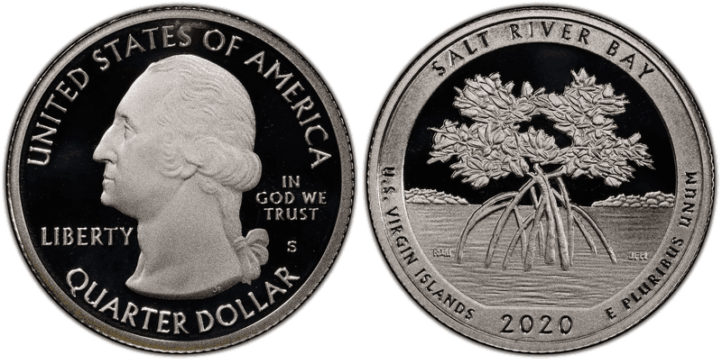 2020 (S) Proof Salt River Bay National Park -Silver Quarter