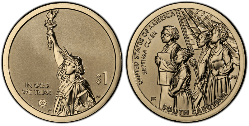 2020 (S) Reverse Proof American Innovation Dollar - South Carolina