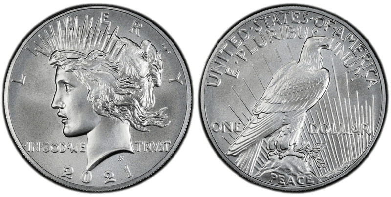 2021 Peace Dollar