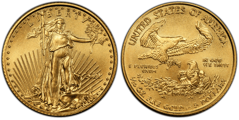 2021 American Eagle Five Dollar Gold - Type 1