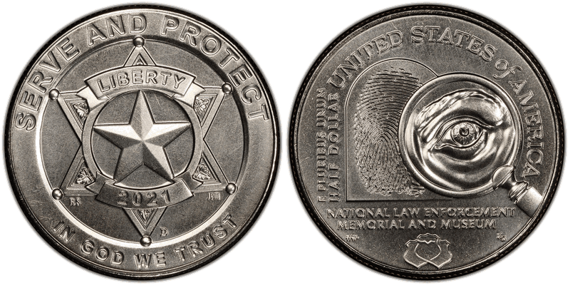 2021 National Law Enforcement Memorial and Museum Commemorative Half Dollar