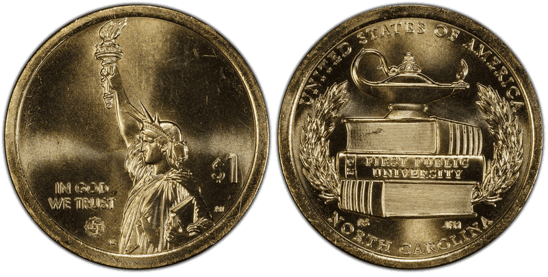 2021 (D) American Innovation Dollar - North Carolina, Position B